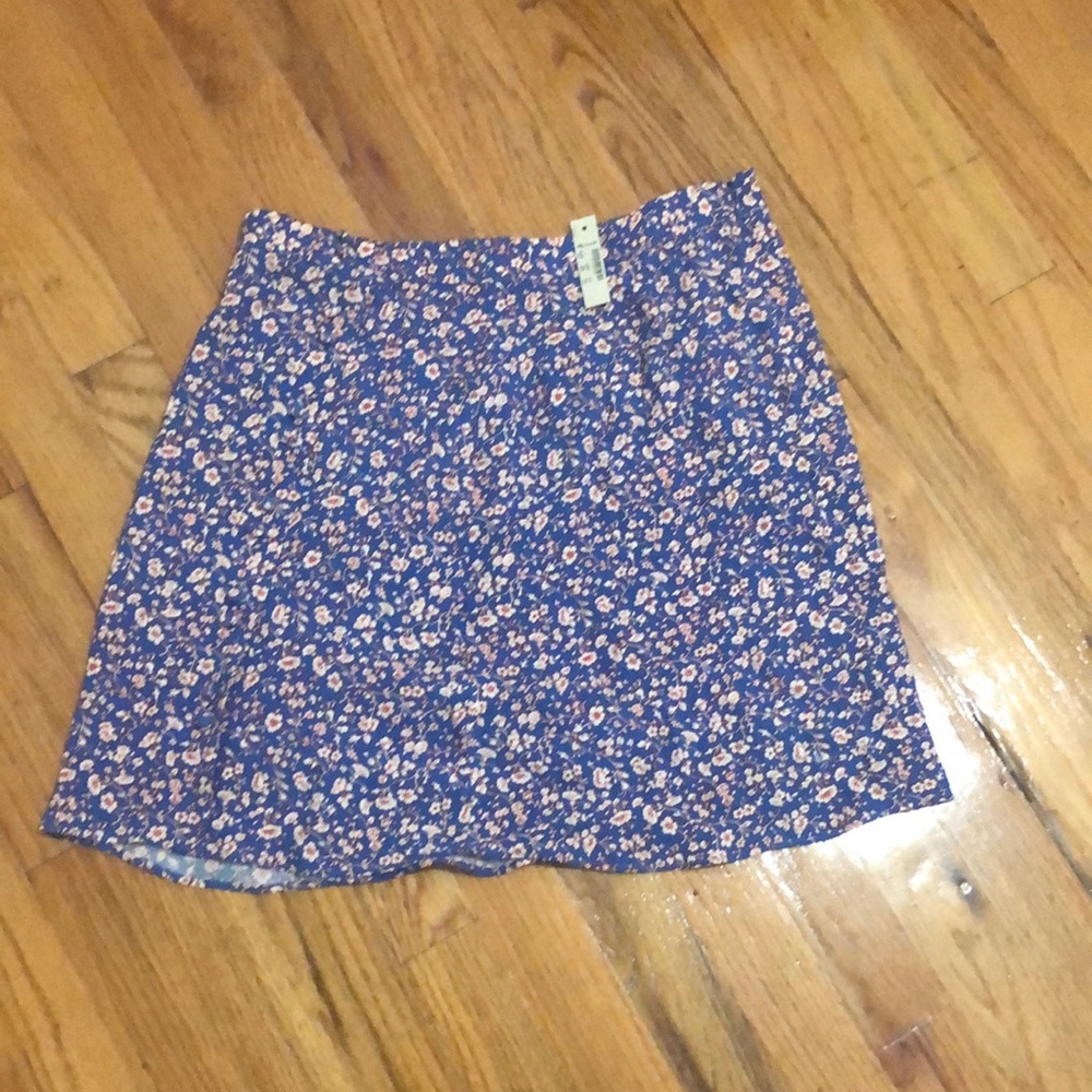 Madewell floral skirt
